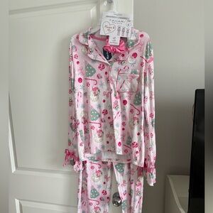 Tahari Mama & Me Santa Pajama set ~ adult medium